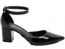 Scarpin luxo - Verniz - Salto médio - quadrado 6,5 cm/Feminino