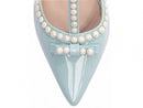 Scarpin luxo - Pérolas - Verniz - Salto alto, fino 9 cm/Feminino
