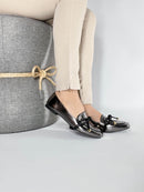 Mocassim confort metalizado - Detalhe em laço/Feminino