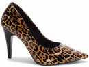 Scarpin luxo - Verniz - Onça - Salto alto, fino 10 cm/Feminino
