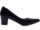 Scarpin tamanho grande - Salto baixo, bloco 5,5 cm/Feminino