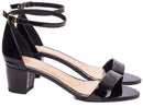 Scarpin tamanho grande - Verniz - Tira larga - Salto baixo, bloco 5,5 cm/ Feminino