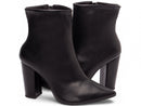 Bota cano médio - Salto alto, bloco, grosso 9 cm/Feminino