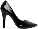 Scarpin tamanho grande - Verniz/Metalizado - Salto fino, alto 11 cm/Feminino
