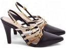 Scarpin luxo - Fivelas - Salto alto, fino 9 cm/Feminino