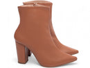 Bota cano médio - Salto alto, bloco, grosso 9 cm/Feminino