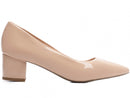 Scarpin luxo - Verniz - Salto baixo, quadrado 5,0 cm/Feminino