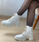 Kit 12 pares adulto - Bota Coturno/ Feminino/ Mesclado 2 cores