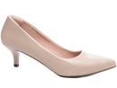 Scarpin tamanho grande - Verniz - Salto baixo, fino 5,5 cm/ Feminino