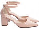 Scarpin luxo - Verniz - Salto médio - quadrado 6,5 cm/Feminino