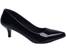 Scarpin tamanho grande - Verniz - Salto baixo, fino 5,5 cm/ Feminino
