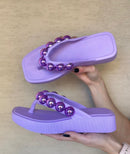 Kit 12 pares adulto - Tamanco E.V.A meia esferas/ Feminino