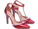 Scarpin luxo - Pérolas - Verniz - Salto alto, fino 9 cm/Feminino