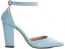 Scarpin luxo - Verniz - Salto alto, bloco, grosso 9 cm/ Feminino