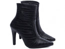 Bota cano baixo - Croco - Salto alto, fino 10 cm/Feminino