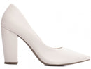 Scarpin luxo - Salto alto, bloco, grosso 8 cm/Feminino