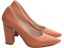 Scarpin luxo - Salto alto, bloco, grosso 8 cm/Feminino