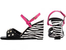Anabela solado zebra - Salto alto 9,0 cm - Spikes/Feminino