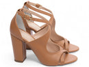 Sandália luxo - Salto médio, bloco grosso 8,5 cm/Feminino