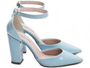 Scarpin luxo - Verniz - Salto alto, bloco, grosso 9 cm/ Feminino