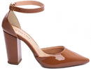 Scarpin luxo - Verniz - Salto alto, bloco, grosso 9 cm/ Feminino