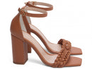 Sandália mini tranças - Salto médio, bloco, quadrado 8,5 cm/Feminino