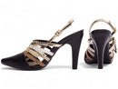 Scarpin luxo - Fivelas - Salto alto, fino 9 cm/Feminino