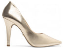 Scarpin tamanho grande - Verniz/Metalizado - Salto fino, alto 11 cm/Feminino