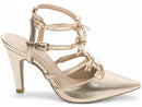 Scarpin luxo - Laço - Salto alto, fino 9 cm/Feminino.