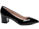 Scarpin luxo - Verniz - Salto baixo, quadrado 5,0 cm/Feminino