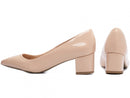 Scarpin luxo - Verniz - Salto baixo, quadrado 5,0 cm/Feminino